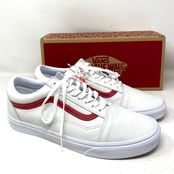 🌿 SPRING SALE 🌿 VANS Old Skool Leather Pop White Men’s Size 11.5 VN0A5AO92HL - Picture 6 of 10